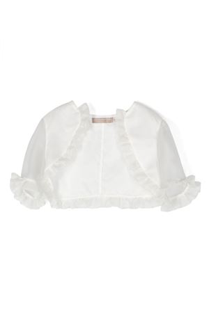 Ruffle-detail silk jacket LA STUPENDERIA KIDS | CJGH94O11.